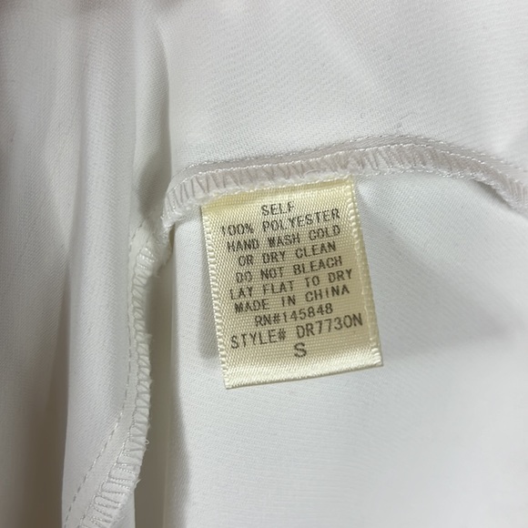 Everly Everly Ruffle Wrap Maxi Dress In Off-White Size S - Picture 10 of 10